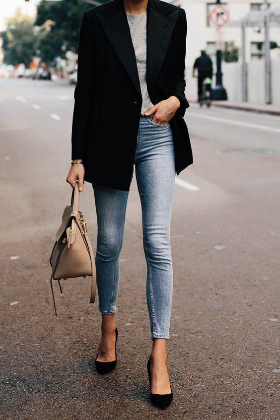Blazer Outfits With Jeans
