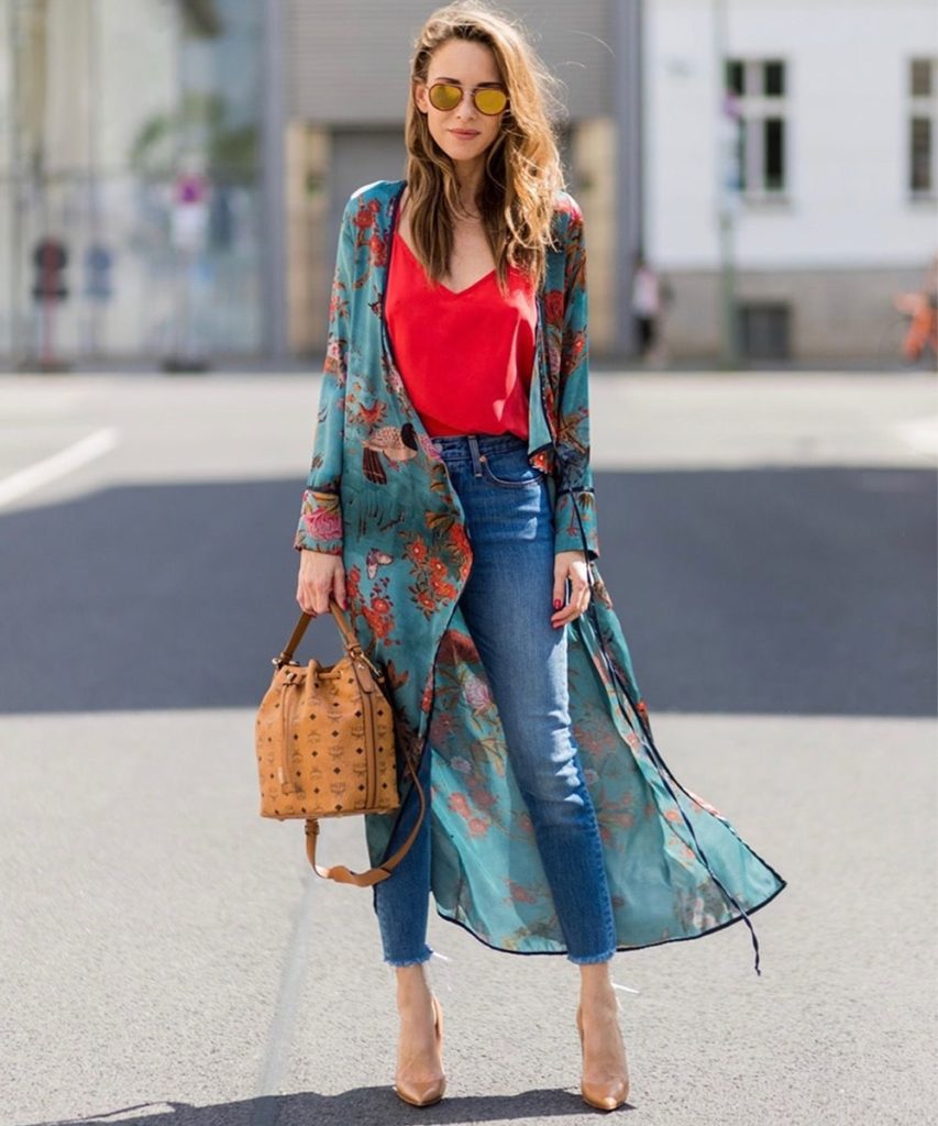 Pair a Long Shrug with Jeans