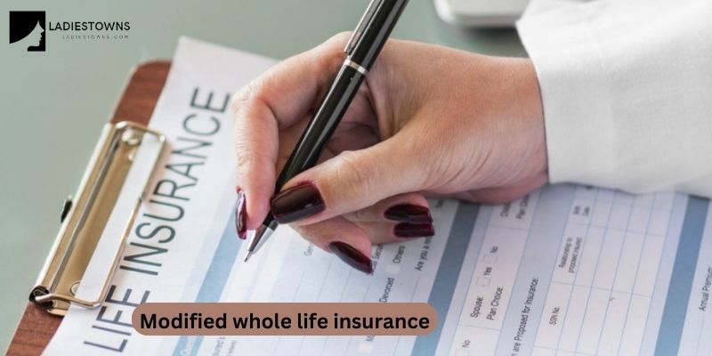 Modified whole life insurance